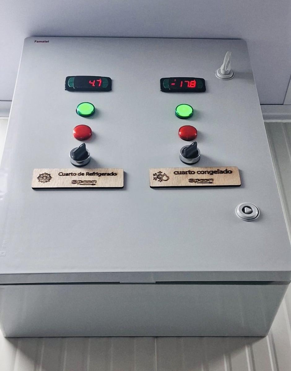 Tablero de control de cuartos fríos — Spoon